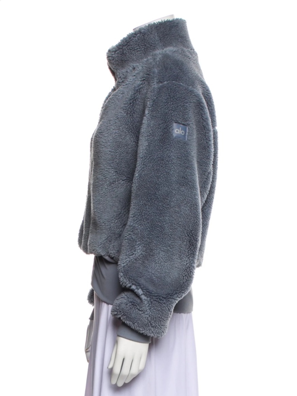 ALO Yoga Charcoal Gray Teddy Jacket